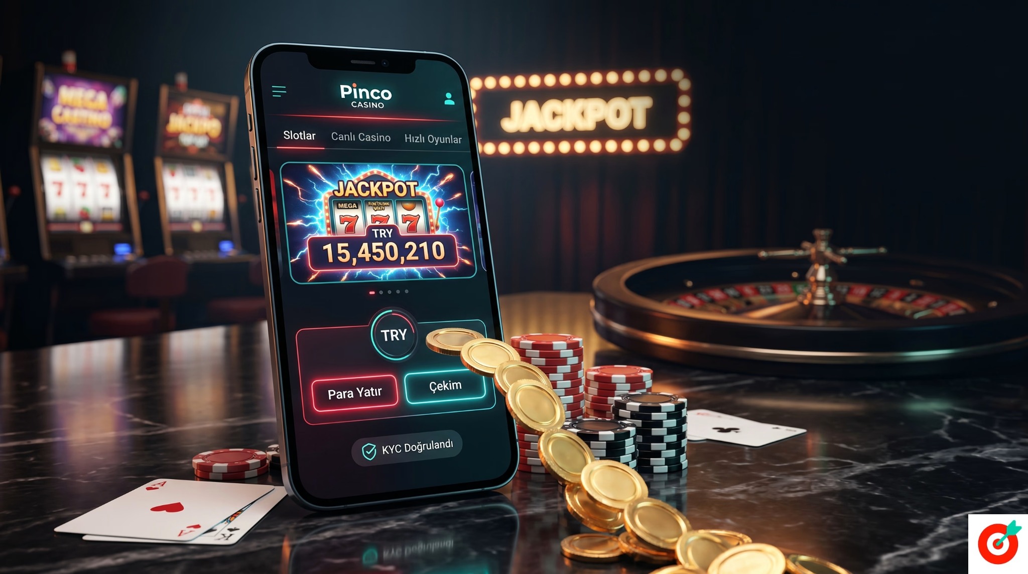 Pinco Casino ödeme ekranında TRY para yatırma ve çekme seçenekleri